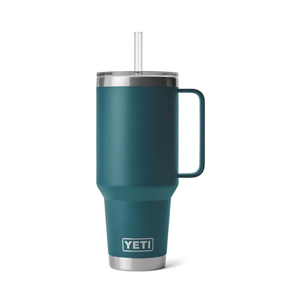 YETI RAMBLER® 42oz W/ STRAW LID- AGAVE TEAL